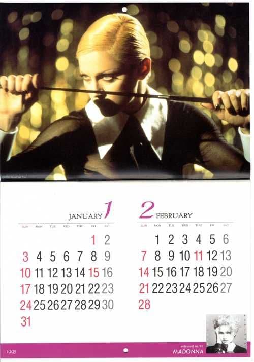 1993 WARNER JAPAN - PROMO ONLY CALENDAR