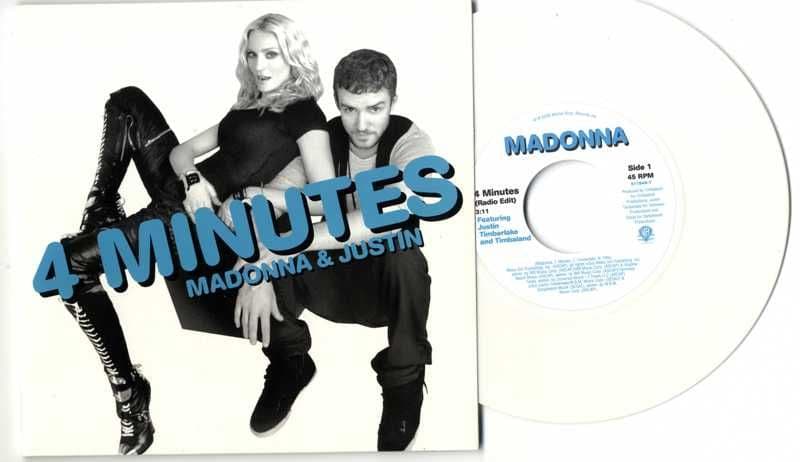 MADONNA \"4 MINUTES\" \"MUSIC\" ピクチャーレコード2枚 Madonna, Justin Timberlake - 4 Minutes [Vinyl] - Amazon.com