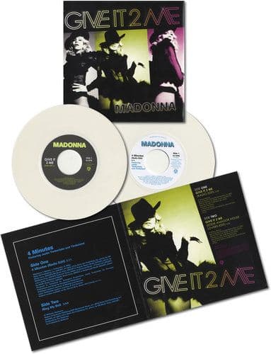 4 MINUTES / GIVE IT 2 ME - WHITE VINYL USA 7