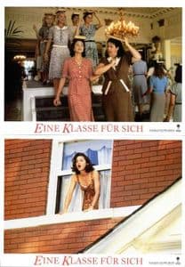 A LEAGUE OF THEIR OWN - SET OF 8 CINEMA PROMO LOBBY CARDS