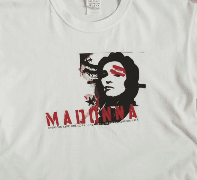 AMERICAN LIFE - OFFICIAL ALBUM COVER T-SHIRT