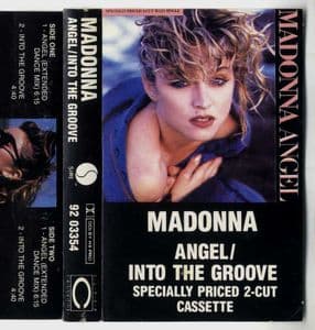 ANGEL / INTO THE GROOVE - CANADA MAXI CASSETTE SINGLE