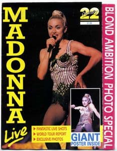 BLOND AMBITION PHOTO SPECIAL - UK 1990 POSTER MAGAZINE