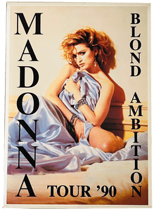 BLOND AMBITION TOUR 90 - ORIGINAL MATERIAL GIRL POSTER
