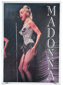 BLOND AMBITION TOUR - HANKY PANKY LIVE UK POSTER