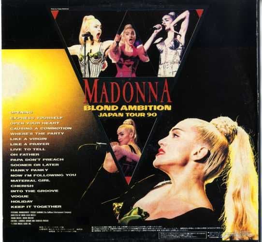 BLOND AMBITION TOUR - JAPAN TOUR 1990 PINK / BLUE 2X VINYL LP