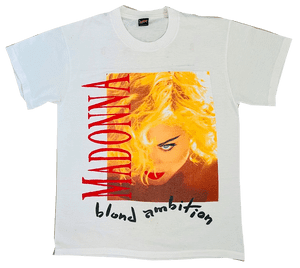 BLOND AMBITION TOUR - ORIGINAL 1990 WHITE T-SHIRT