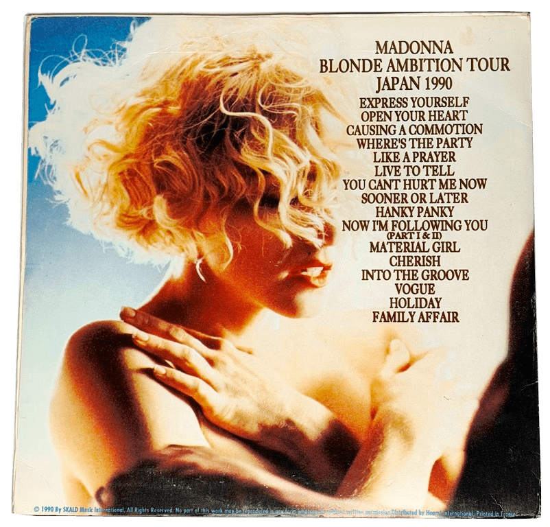 BLOND AMBITION WORLD TOUR - JAPAN 1990 VINYL LP