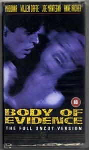 BODY OF EVIDENCE - UK VHS VIDEO FILM