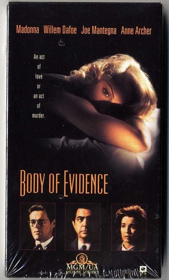 BODY OF EVIDENCE - USA VHS VIDEO FILM