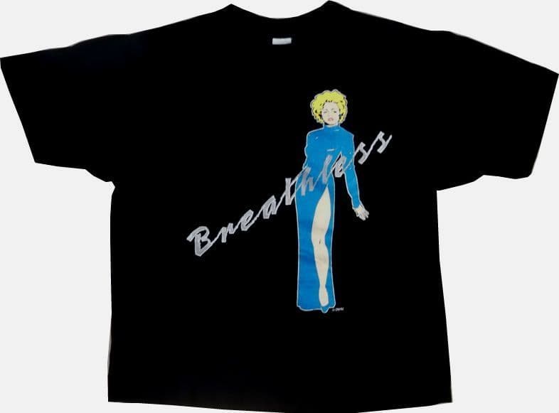 Disney Breathless Mahoney Tシャツ BREATHLESS MAHONEY / DICK TRACY - OFFICIAL BLACK DISNEY T-SHIRT