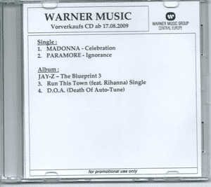 CELEBRATION- GERMAN ACETATE 4 TRACK PROMO CD