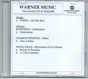 CELEBRATION - GERMAN ACETATE PROMO CD