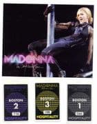 CONFESSIONS TOUR - BOSTON HOSPITALITY PASS SET & PHOTO