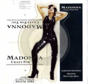 CRAZY FOR YOU (91) - UK SHAPED PICTURE DISC (W0008P)