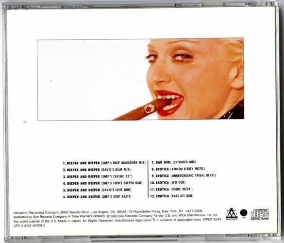 DEEPER AND DEEPER EP - JAPAN CD WPCP-5244
