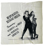 DESPERATELY SEEKING SUSAN - 45" SQUARE SILK SCREENED PROMO BANNER