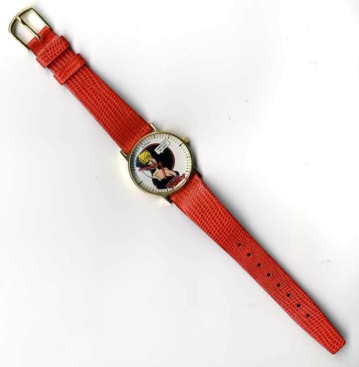 Vtg Timex Disney Watch Madonna as Breathless Mahoney Watch “I Always Get My Man” 1990 Madonna As Breathless Mahoney “I Always Get My Man  main image 3