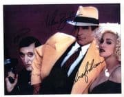 DICK TRACY - MADONNA / WARREN BEATTY / AL PACINO (FACSMILE) SIGNED PHOTO
