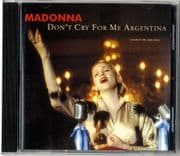 DON'T CRY FOR ME ARGENTINA - CANADA 6 TRACK CD SINGLE