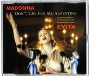 DON'T CRY FOR ME ARGENTINA - EUROPE CD SINGLE