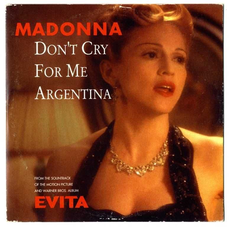 DON T CRY FOR ME ARGENTINA - FRANCE CARD SLEEVE CD SINGLE