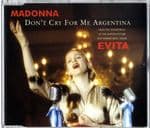 DON'T CRY FOR ME ARGENTINA - UK CD SINGLE
