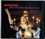 DON'T CRY FOR ME ARGENTINA - USA FLIP CASE MAXI CD SINGLE