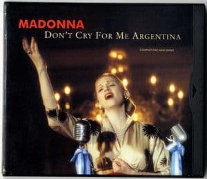 DON'T CRY FOR ME ARGENTINA - USA FLIP CASE MAXI CD SINGLE