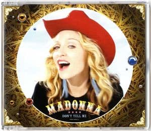 DON'T TELL ME - UK / EU CD SINGLE (W547CD2)