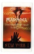 DROWNED WORLD TOUR - LAMINATE BACKSTAGE PASS (NEW YORK 1)