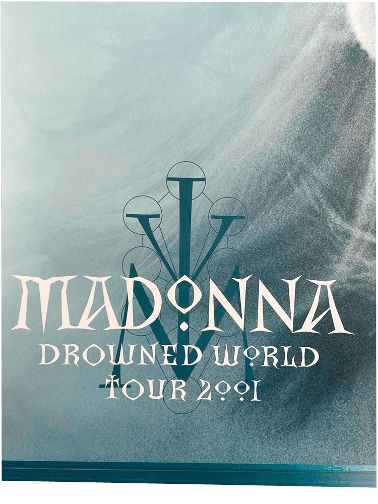 DROWNED WORLD TOUR - OFFICIAL 2001 BOY TOY POSTER