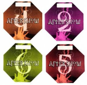 DROWNED WORLD TOUR - SET of 4 AFTER SHOW PASSES