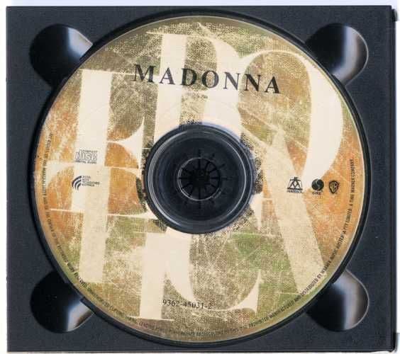 EROTICA - AUSTRALIA TOUR EDITION GOLD CD POSTER