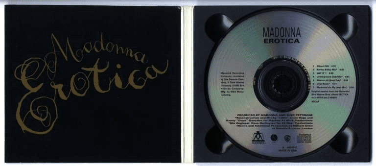 美盤　紙ジャケ仕様　マドンナ　Erotica　US盤 オリジナル CDシングル 美盤 MADONNA マドンナ Erotica US盤 オリジナル CDシングル 紙