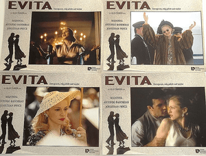 EVITA - SET OF 8 CINEMA GERMAN PROMO LOBBY CARDS (14