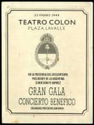 EVITA - THEATRE PROGRAM MOVIE PROP