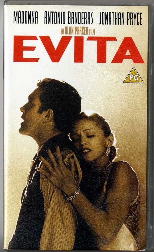 EVITA - UK VHS VIDEO FILM