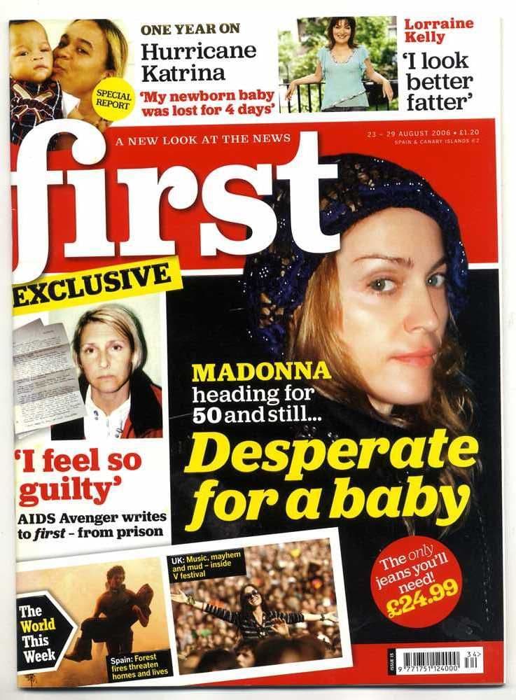 FIRST - MAGAZINE UK AUGUST 2006