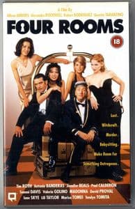 FOUR ROOMS - UK BIG BOX RENTAL VHS VIDEO