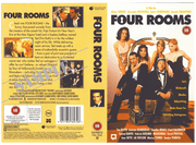 FOUR ROOMS - UK PROMO IN-STORE SAMPLE DISPLAY / INFO  SLEEVE