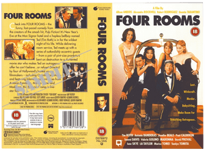 FOUR ROOMS - UK PROMO IN-STORE SAMPLE DISPLAY / INFO  SLEEVE