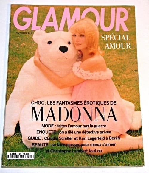GLAMOUR - FRANCE MAGAZINE NOVEMBER 1992