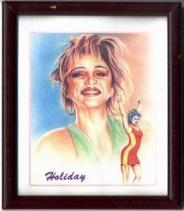 HOLIDAY - 1980's FRAMED ART PRINT