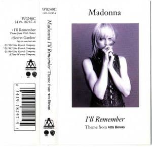 I'LL REMEMBER - UK CASSETTE (W0240C)