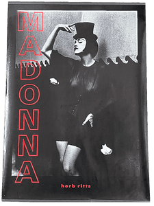 IMMACULATE COLLECTION / BLOND AMBITION ERA - HERB RITTS TOP HAT POSTER
