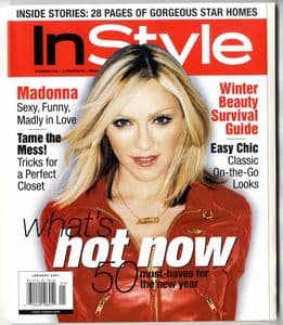 IN STYLE - USA MAGAZINE (JANUARY 2001)