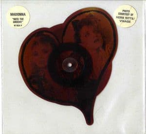 INTO THE GROOVE - UK HEART SHAPED PICTURE DISC (W8934P)