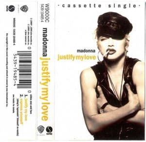 JUSTIFY MY LOVE - UK CASSETTE (W9000C)