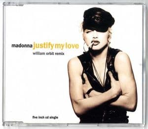 JUSTIFY MY LOVE - UK / EU CD SINGLE (W9000CD)